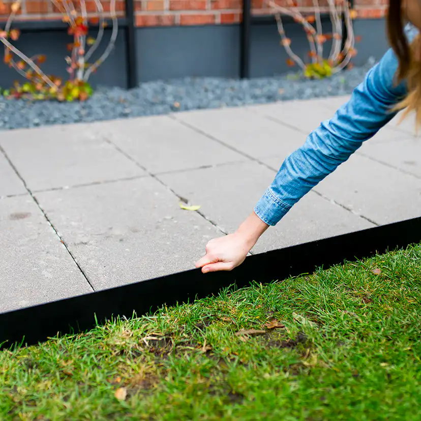 Kantskydd Skotte Garden Svart 26X100 cm 4-Pack