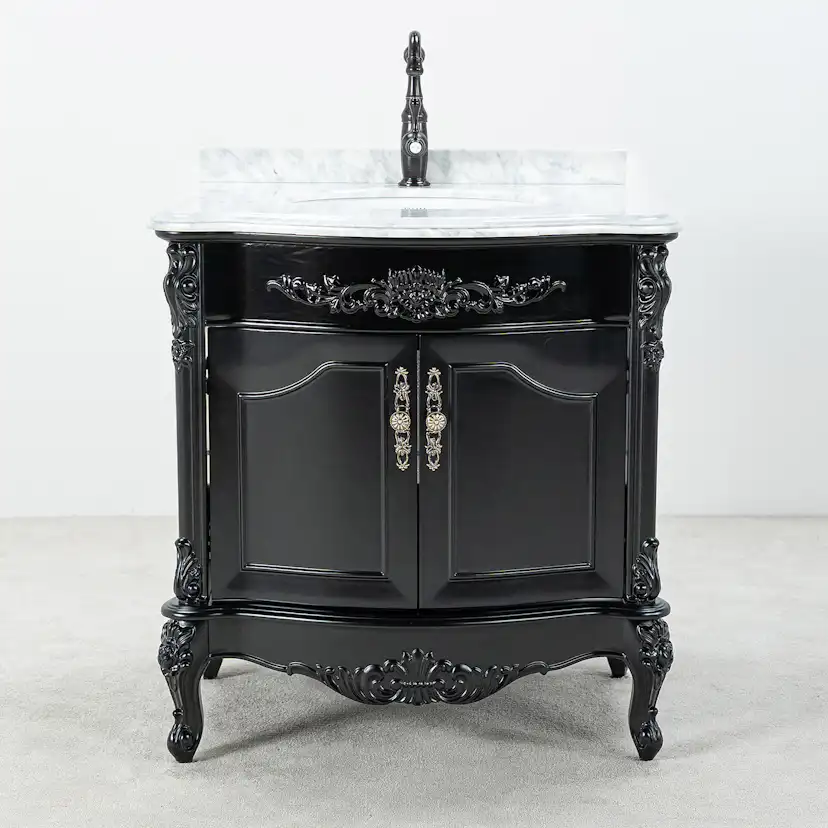 Tvättställsskåp Vesani Ottawa Vit Marmor