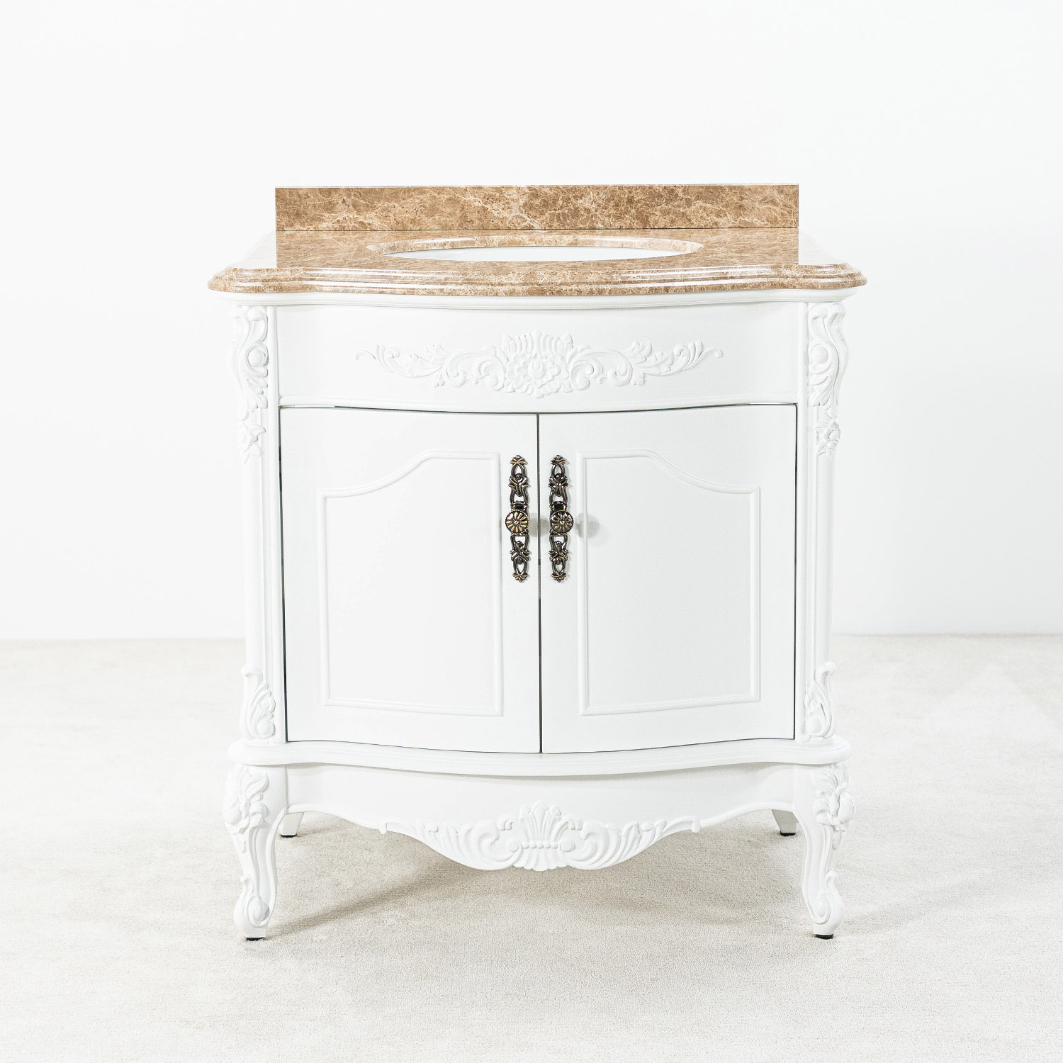 Tvättställsskåp Vesani Ottawa Beige Marmor