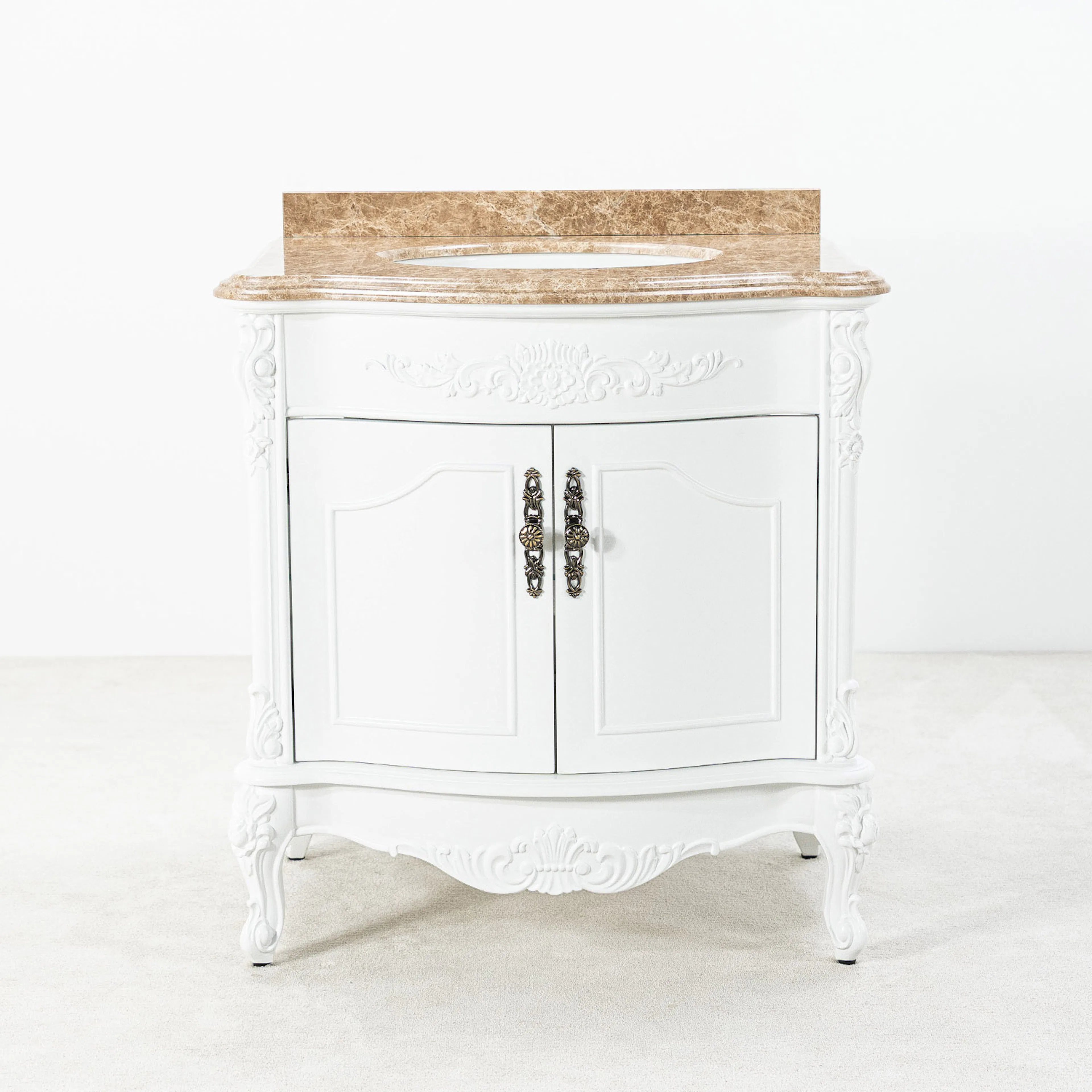 Tvättställsskåp Vesani Ottawa Beige Marmor