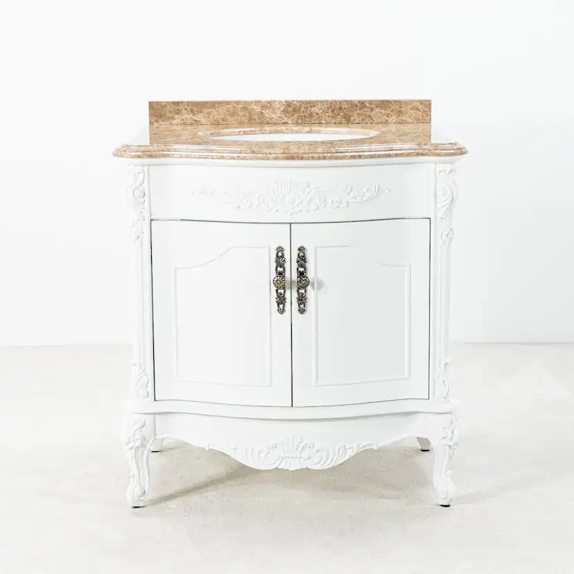 Tvättställsskåp Vesani Ottawa Beige Marmor