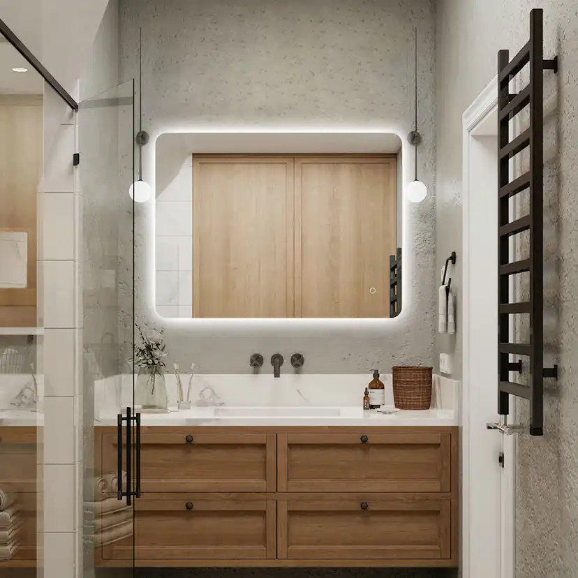 Spegel Lavabo Studio LED