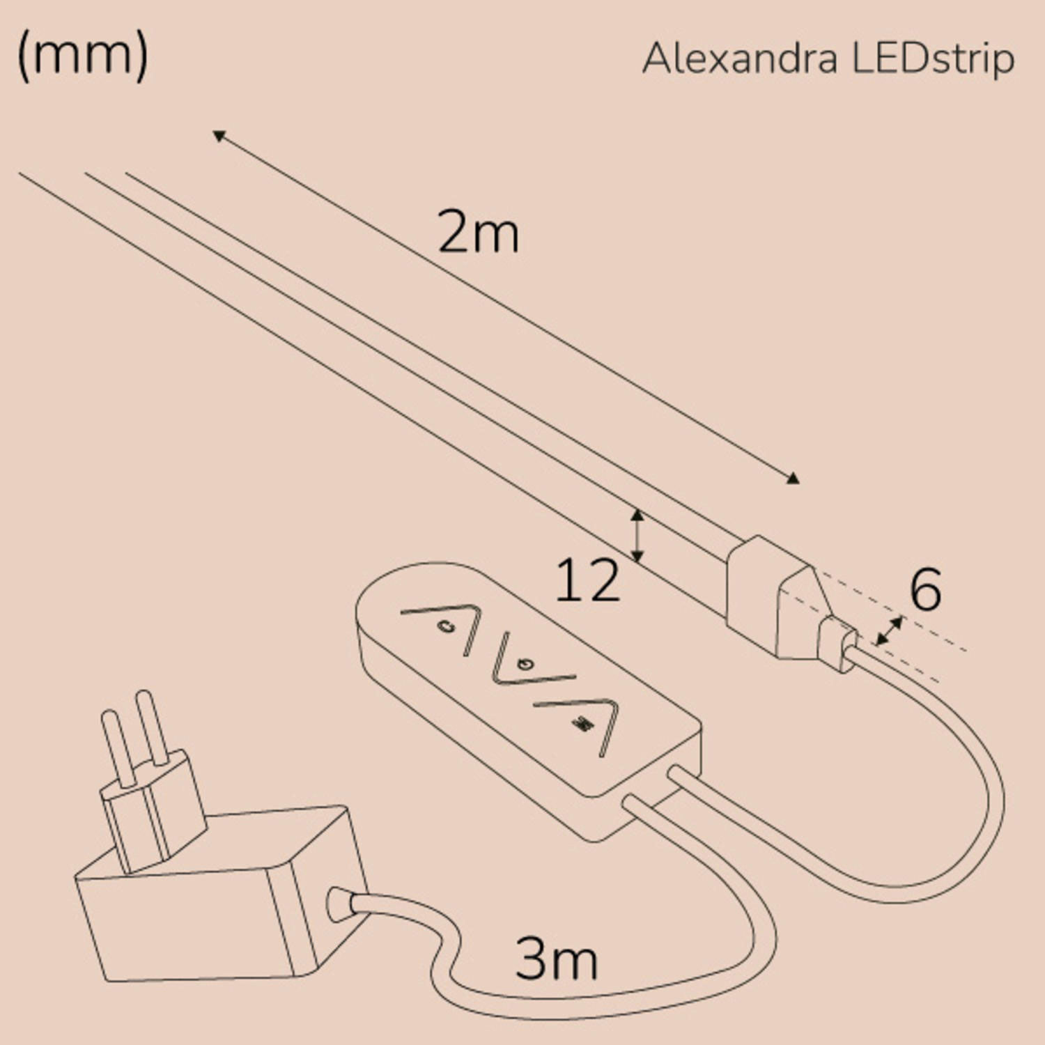 Ledstrip Llitt Alexandra Kit RGBIC Neon SMART
