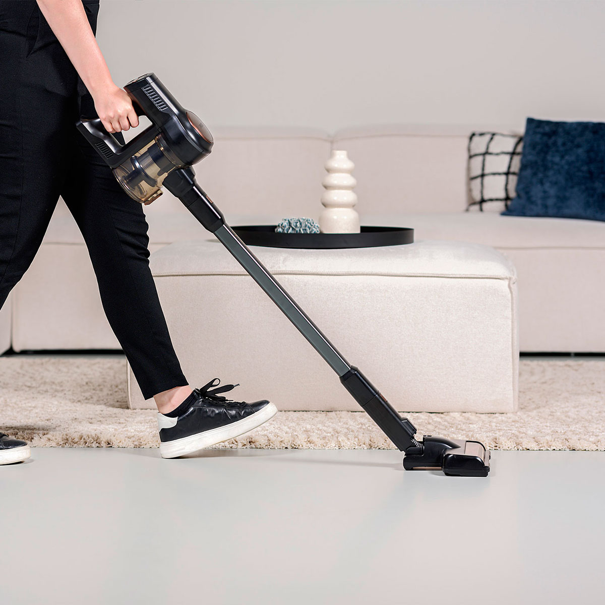 Skaftdammsugare Princess Tyst Sladdlös 22,2V Med Tillbehör