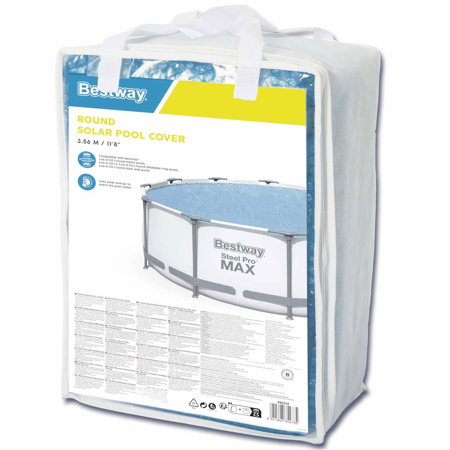 Poolskydd Bestway Flowclear Solar Ø3,56 m