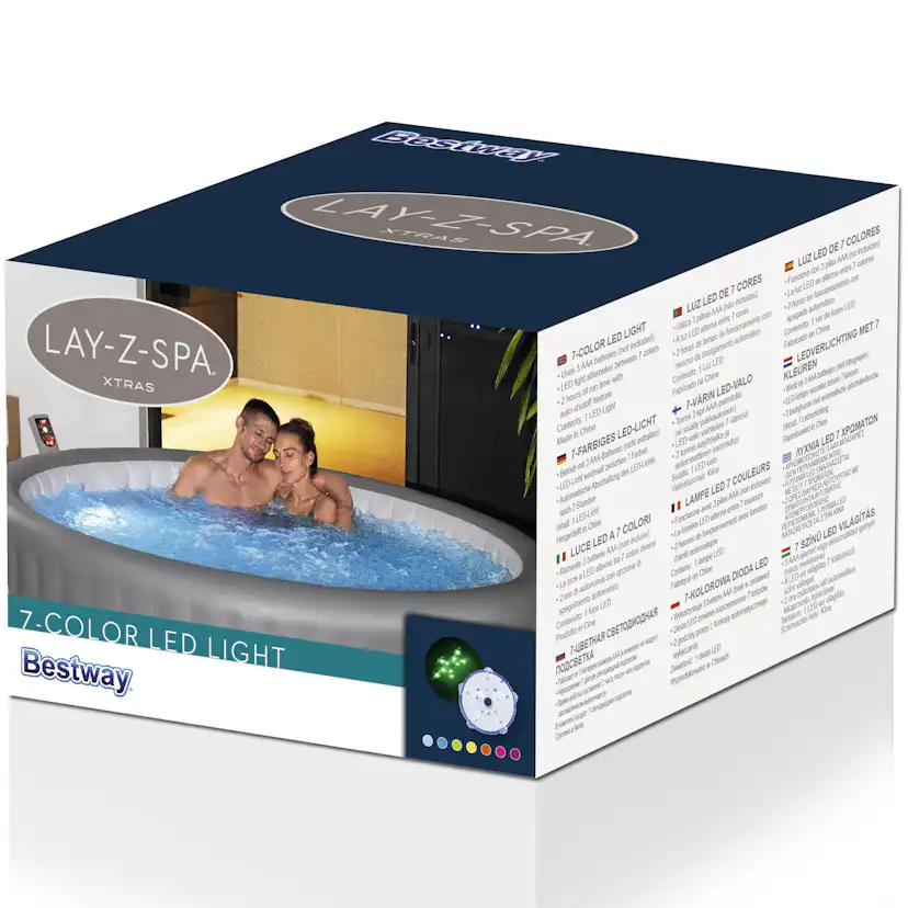 Poolbelysning Bestway Lay-Z-Spa® 7-Color LED Light