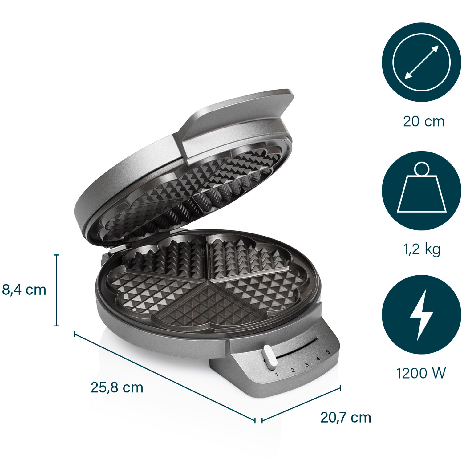 Våffeljärn Princess 1200W