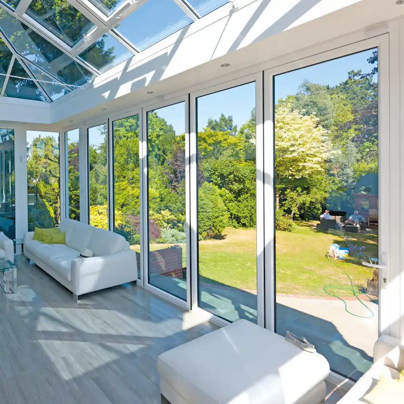 Vikdörrar NorDan HelAlu 4-Delad 3-Glas