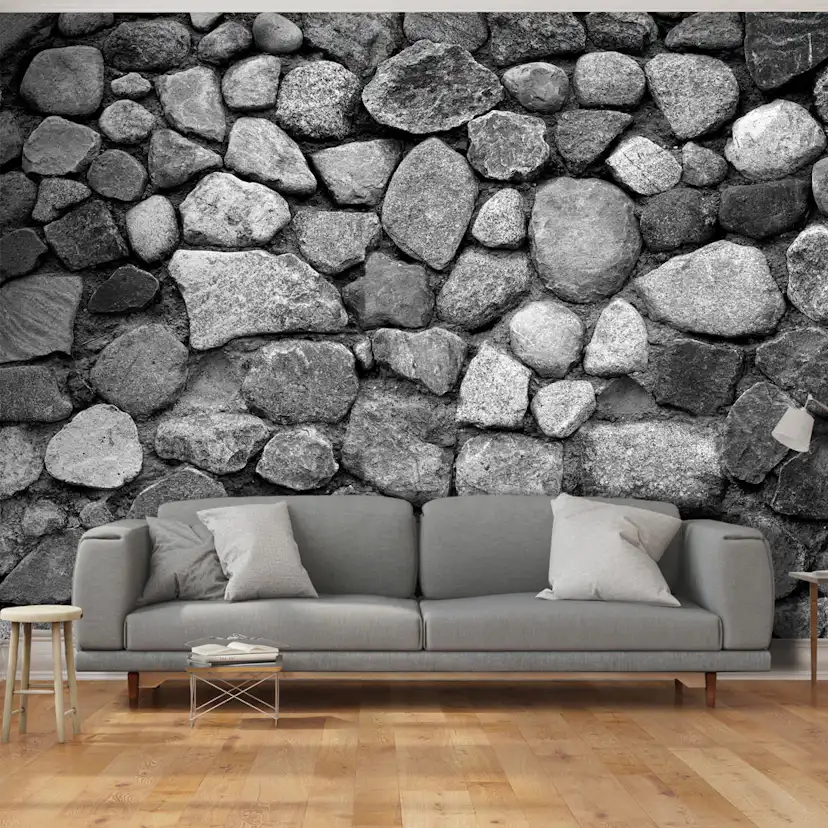 Fototapet Arkiio Självhäftande Grey Defence