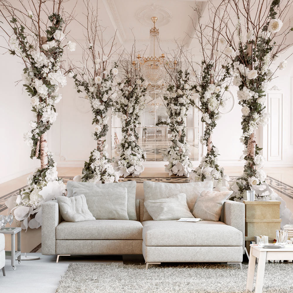 Fototapet Arkiio Självhäftande Flower Chamber