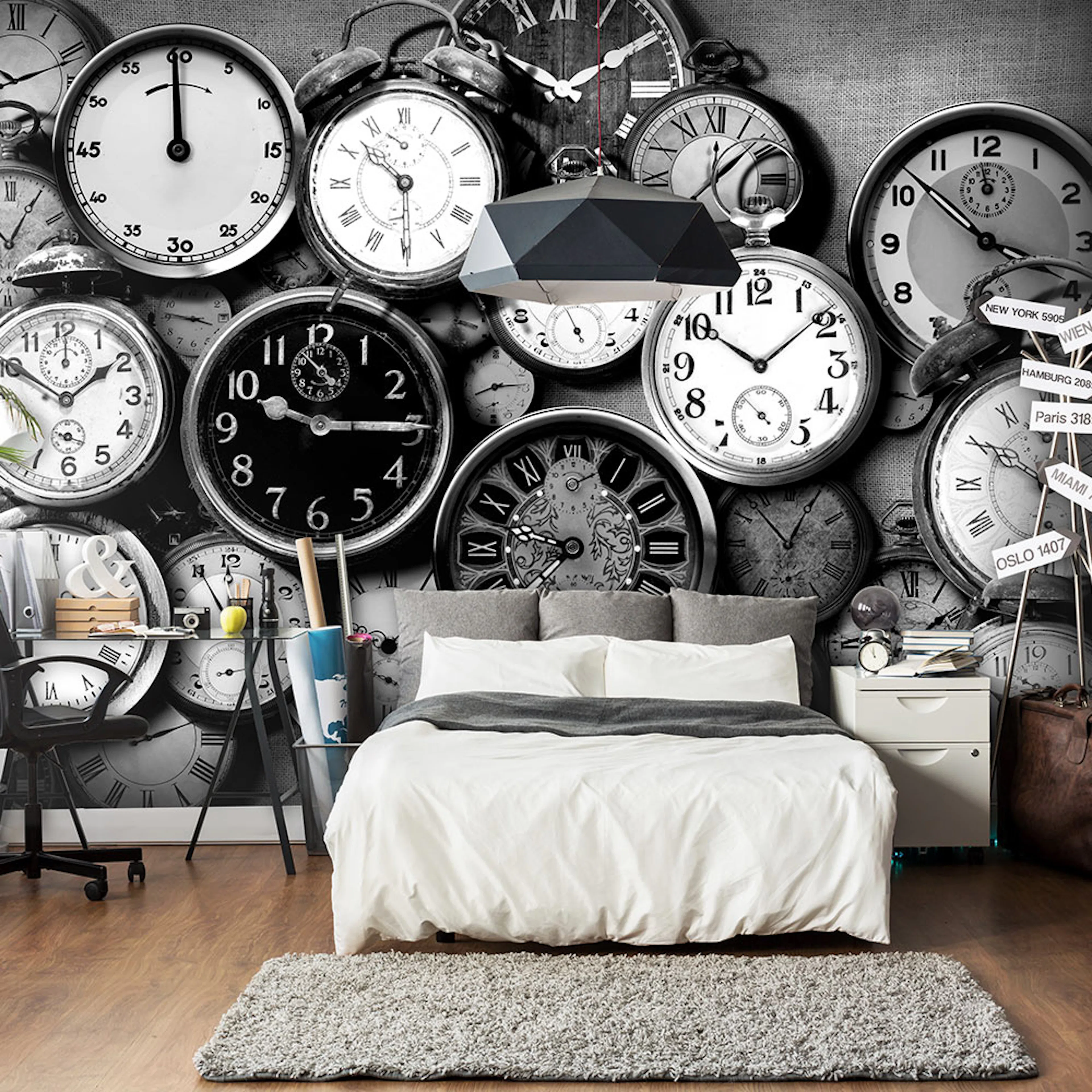 Fototapet Arkiio Retro Clocks