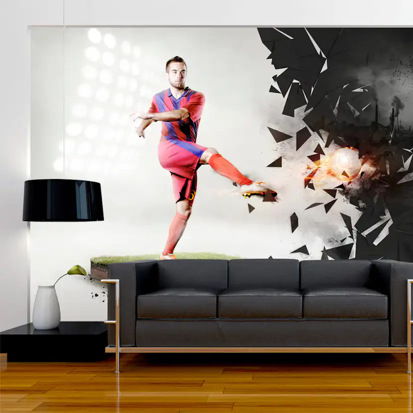 Fototapet Arkiio Power of football 450x280 cm