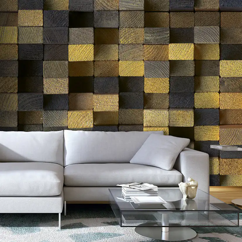 Fototapet Arkiio Wooden cubes 400x2cm