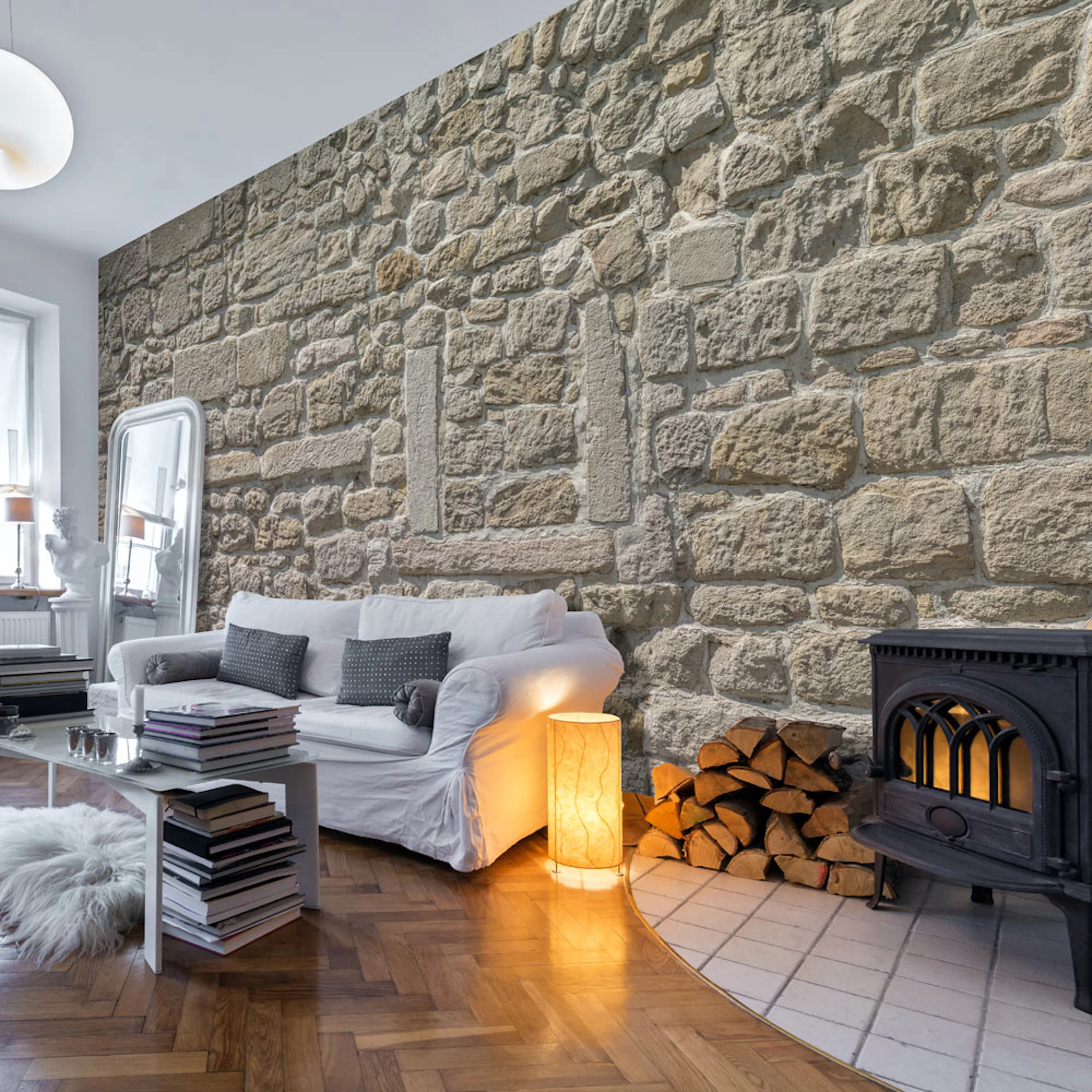 Fototapet Arkiio Självhäftande Stone Temple 490x280