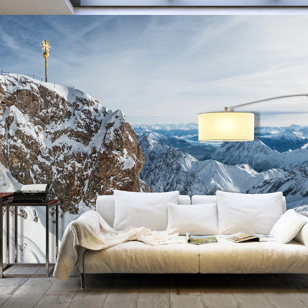 Fototapet Arkiio Självhäftande Winter In Zugspitze 490x280