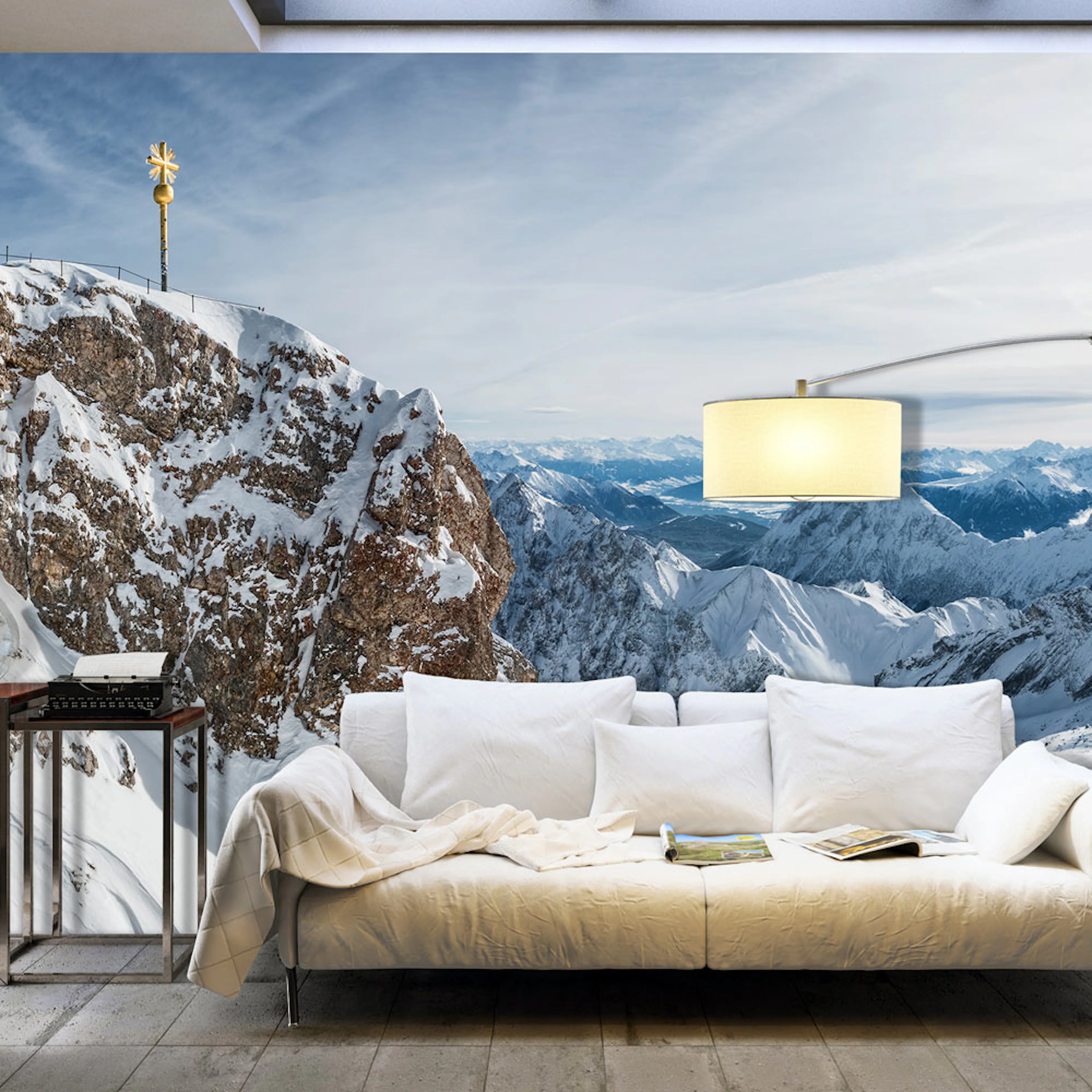 Fototapet Arkiio Självhäftande Winter In Zugspitze 490x280