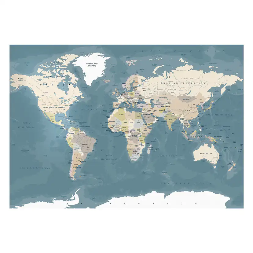 Fototapet Arkiio Vintage World Map 450x315 cm