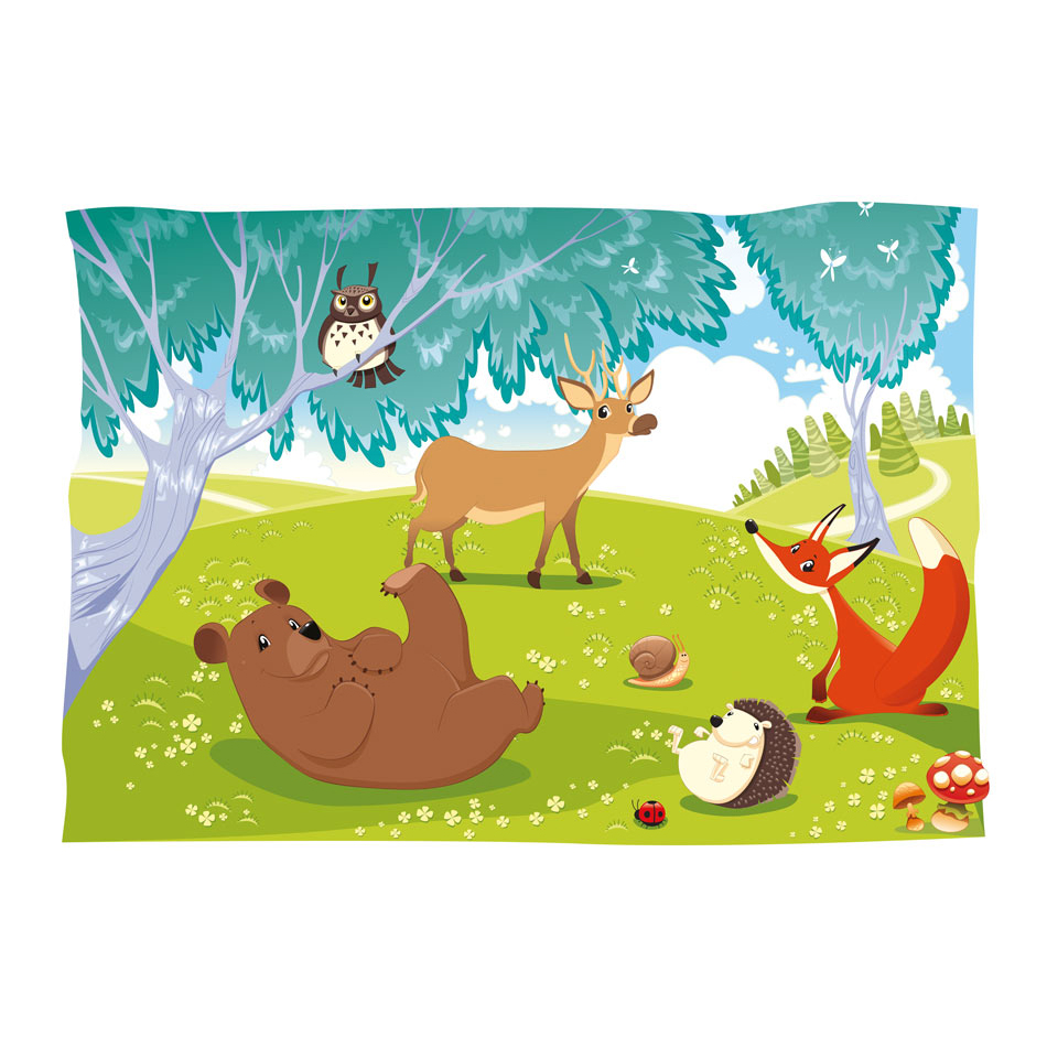 Fototapet Arkiio Funny Animals 450x315 cm