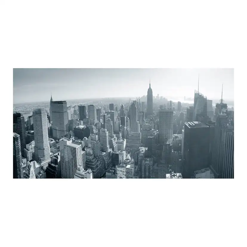 Fototapet XXL Arkiio New Yorks skyline i svart och vitt 550x270 cm