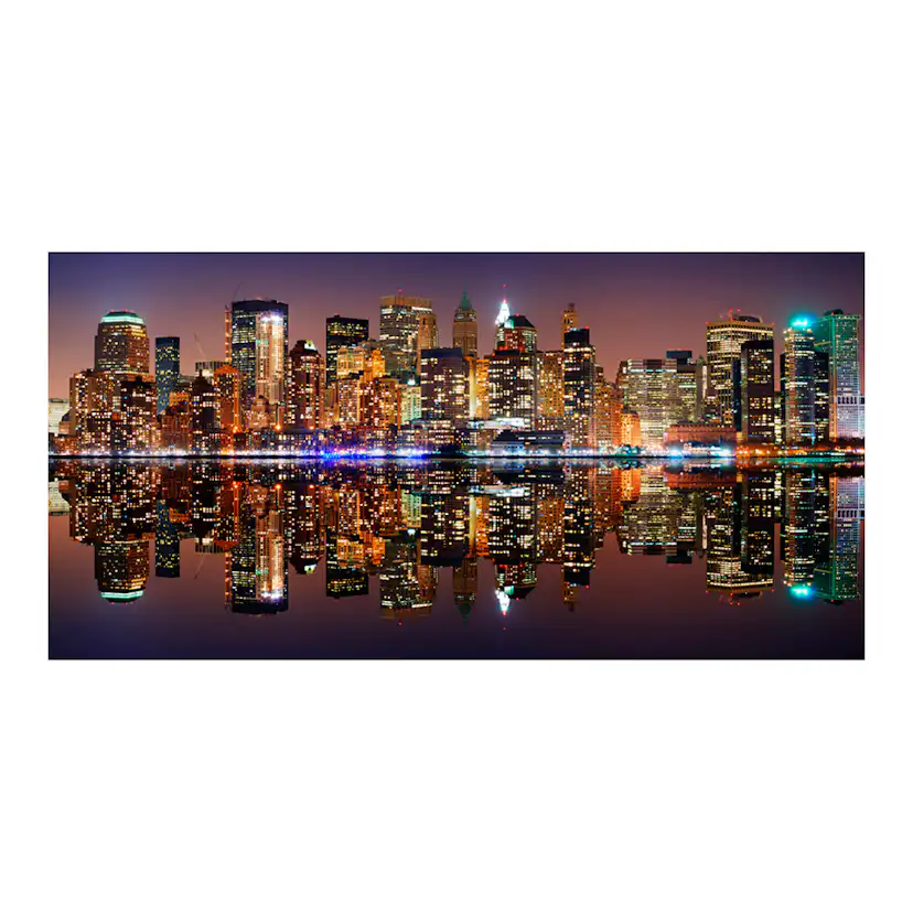 Fototapet XXL Arkiio Gold reflections NYC 550x270 cm