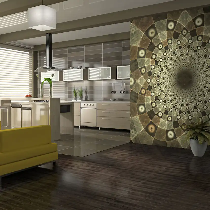 Fototapet Arkiio Brown Mosaic