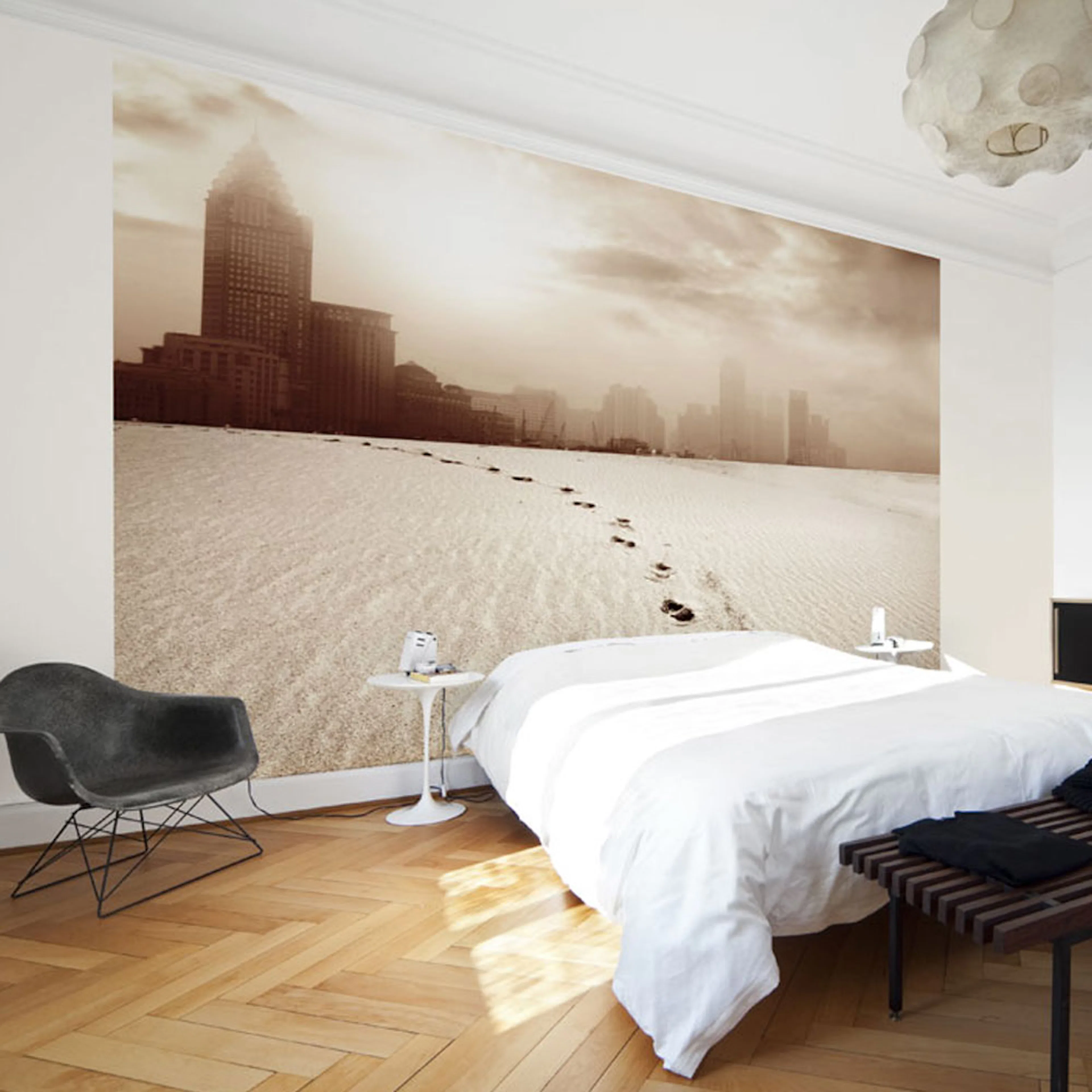 Fototapet Arkiio En Väg Till En Storstad