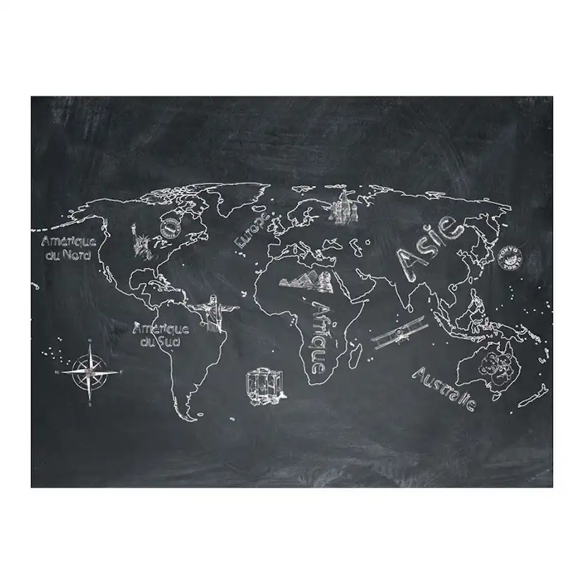 Fototapet Arkiio Liten Resa. Stor Resor Franska