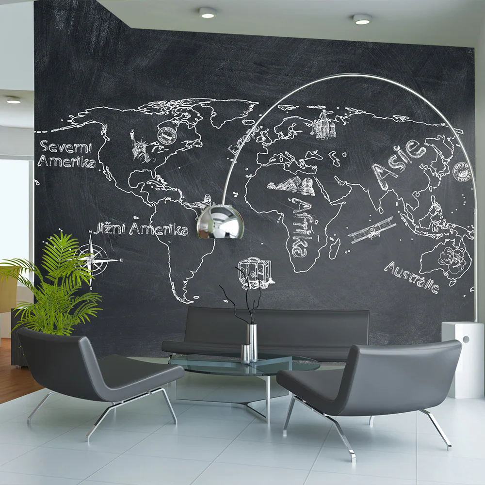 Fototapet Arkiio Liten Resa. Stor Resor Tjeckiska Språket