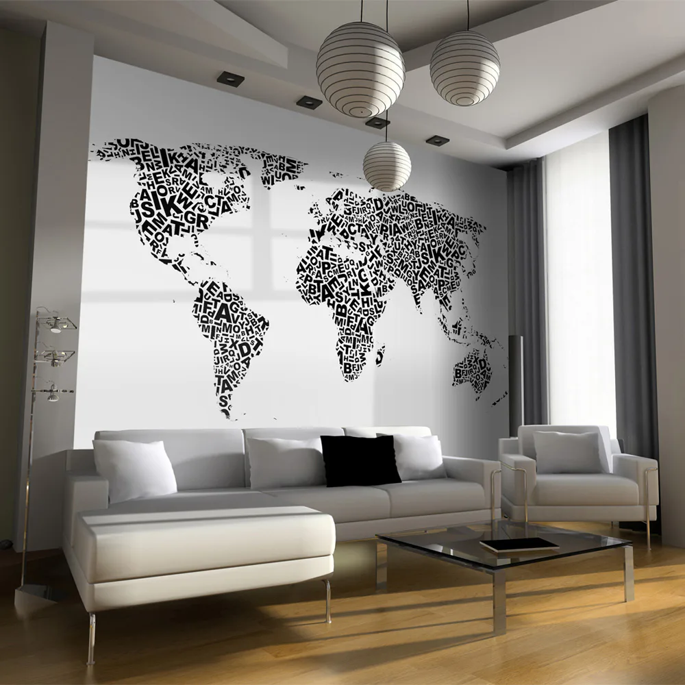 Fototapet Arkiio Karta Över Tankar