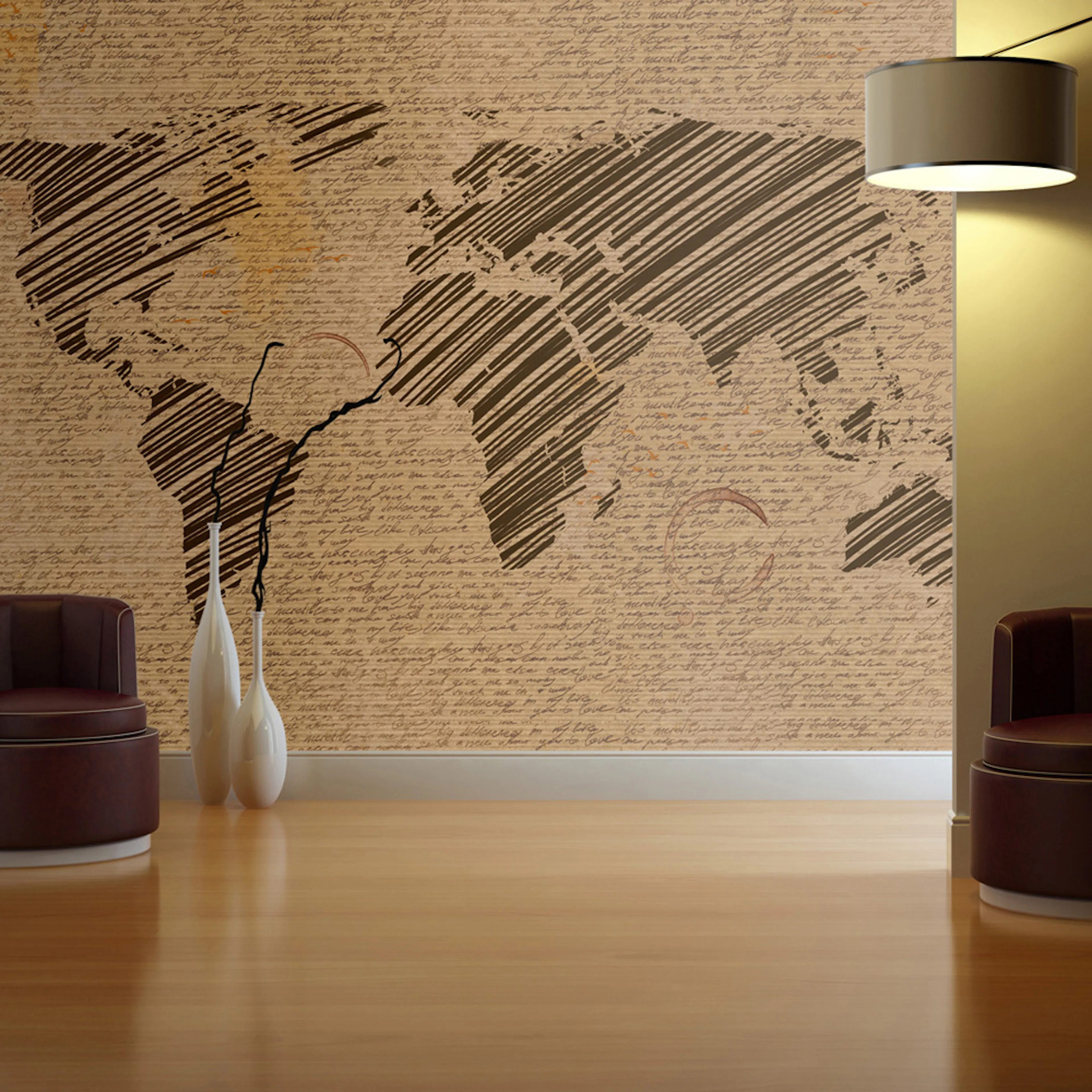 Fototapet Arkiio Anteckningar Från Resor