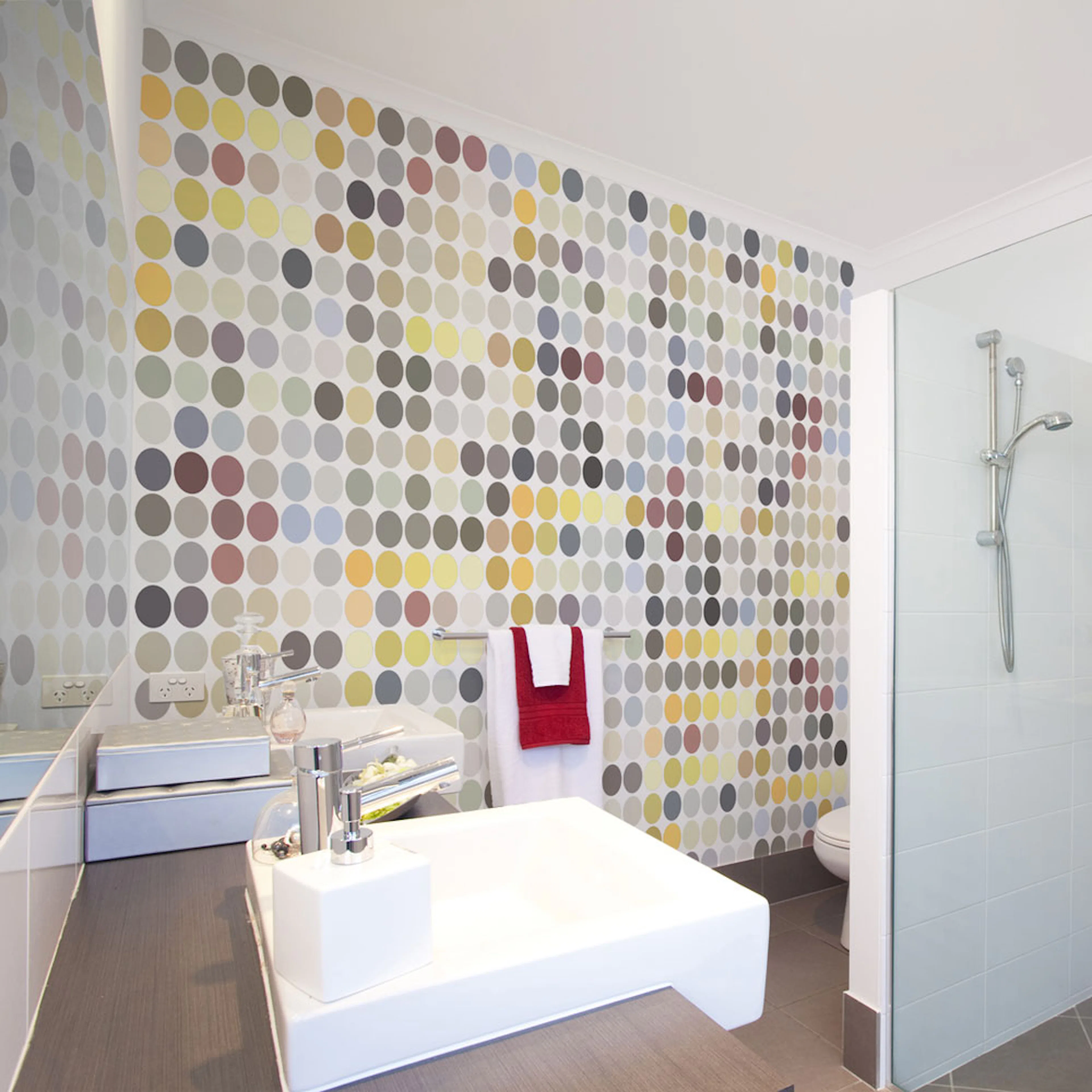 Fototapet Arkiio Colored Polka Dots