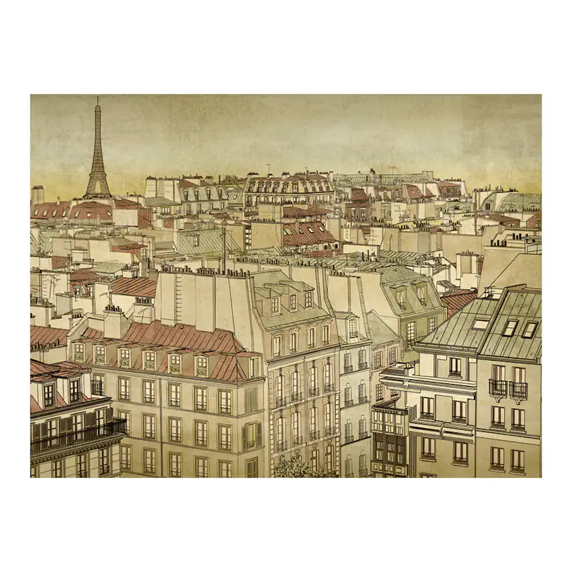 Fototapet Arkiio Farväl Paris!