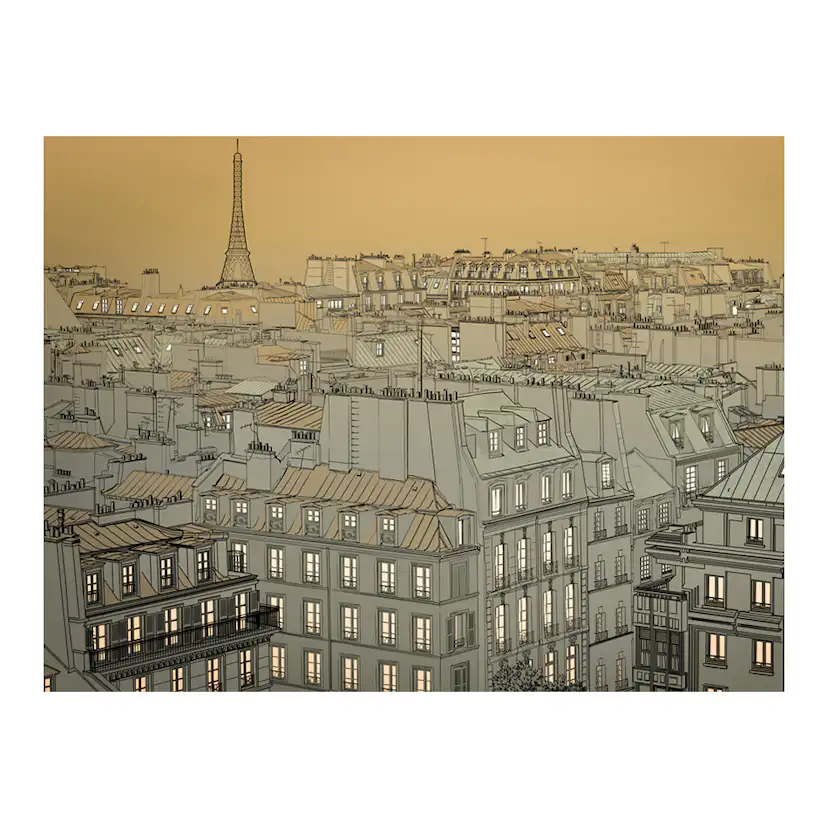 Fototapet Arkiio God Natt Paris!