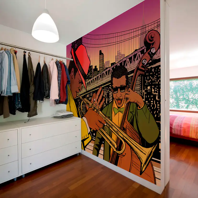 Fototapet Arkiio Jazz På Kvällen