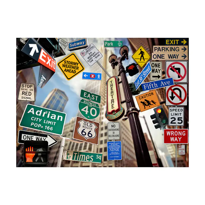 Fototapet Arkiio New York Signposts