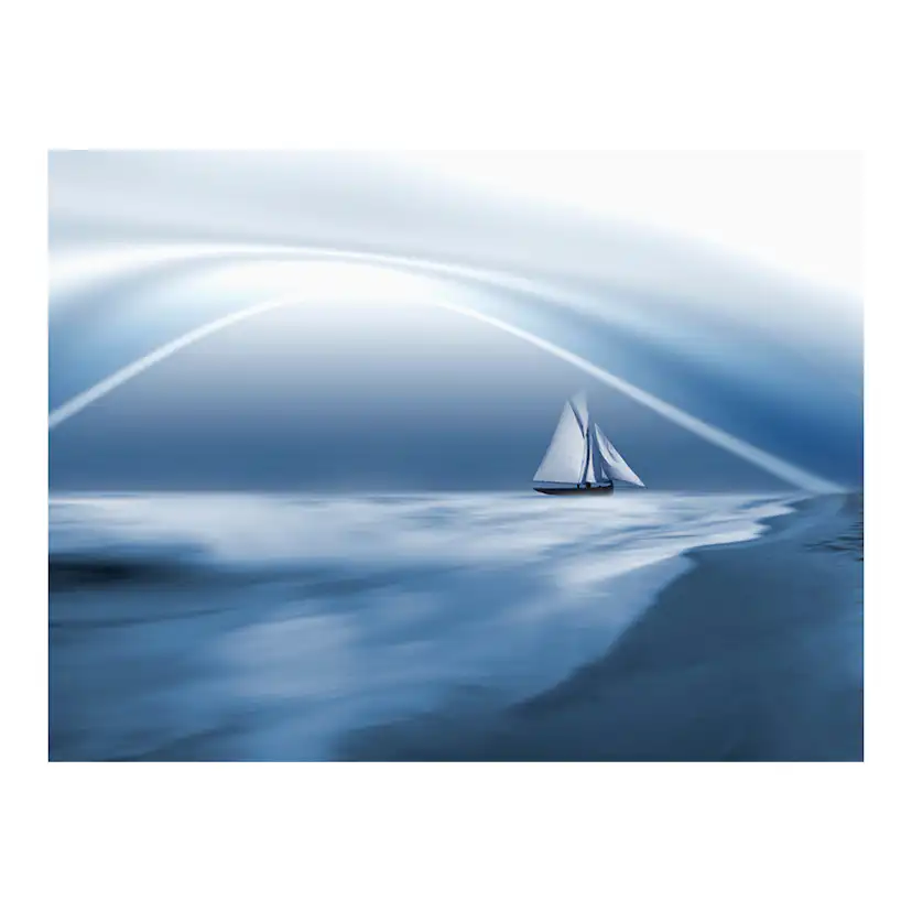 Fototapet Arkiio Lonely Sail Drifting
