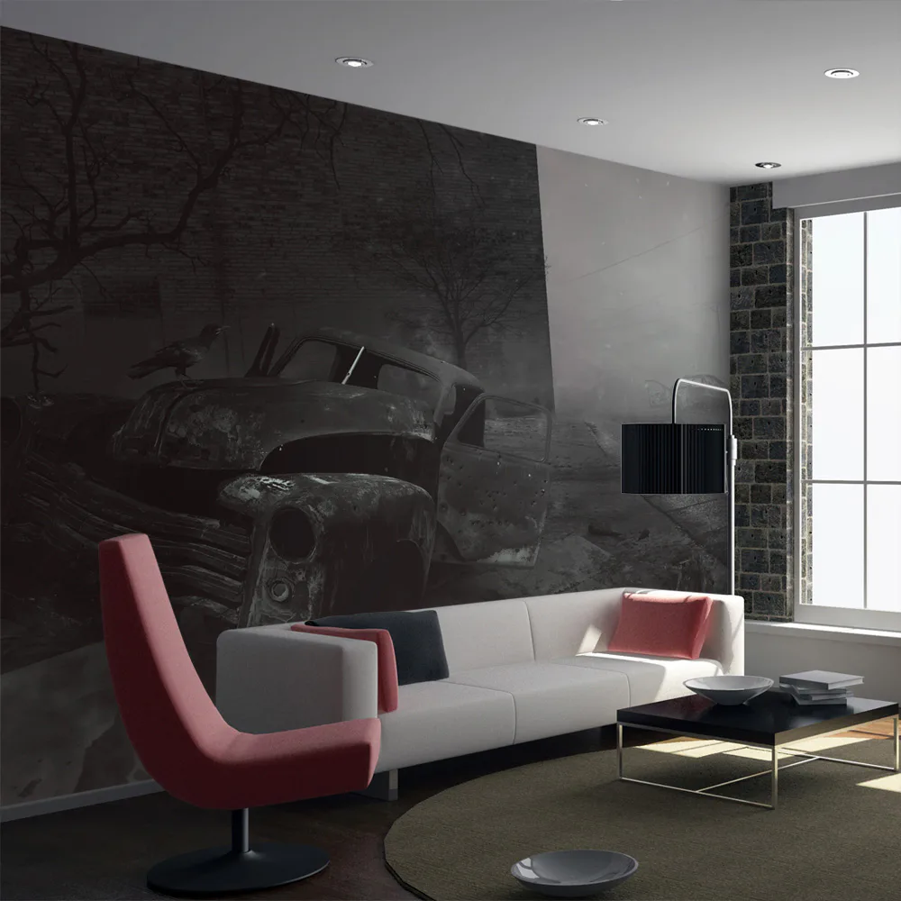 Fototapet Arkiio Staden Av Rädsla