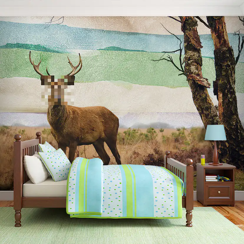 Fototapet Arkiio Skog Flykting