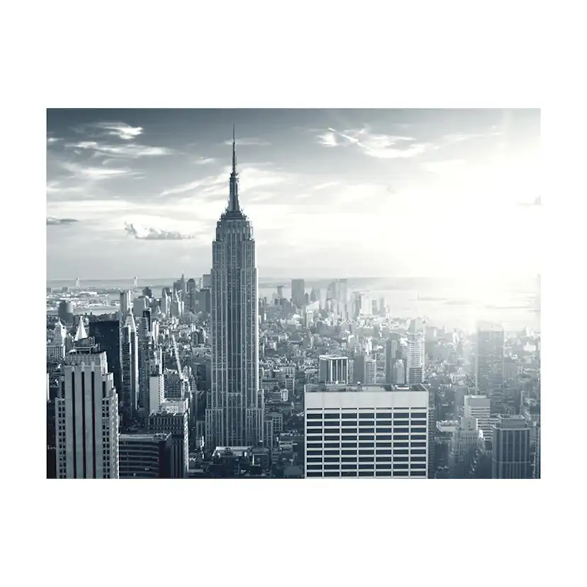 Fototapet Arkiio Fantastisk Vy Till New York Manhattan Vid Soluppgången