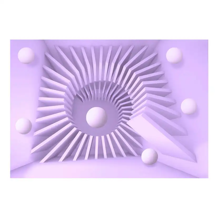 Fototapet Arkiio Självhäftande Lavender Maze