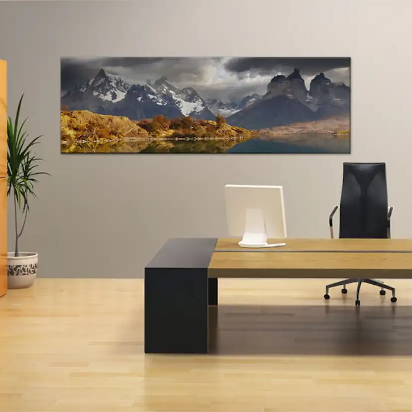 Tavla Arkiio MountaIn Landscape Before A Storm