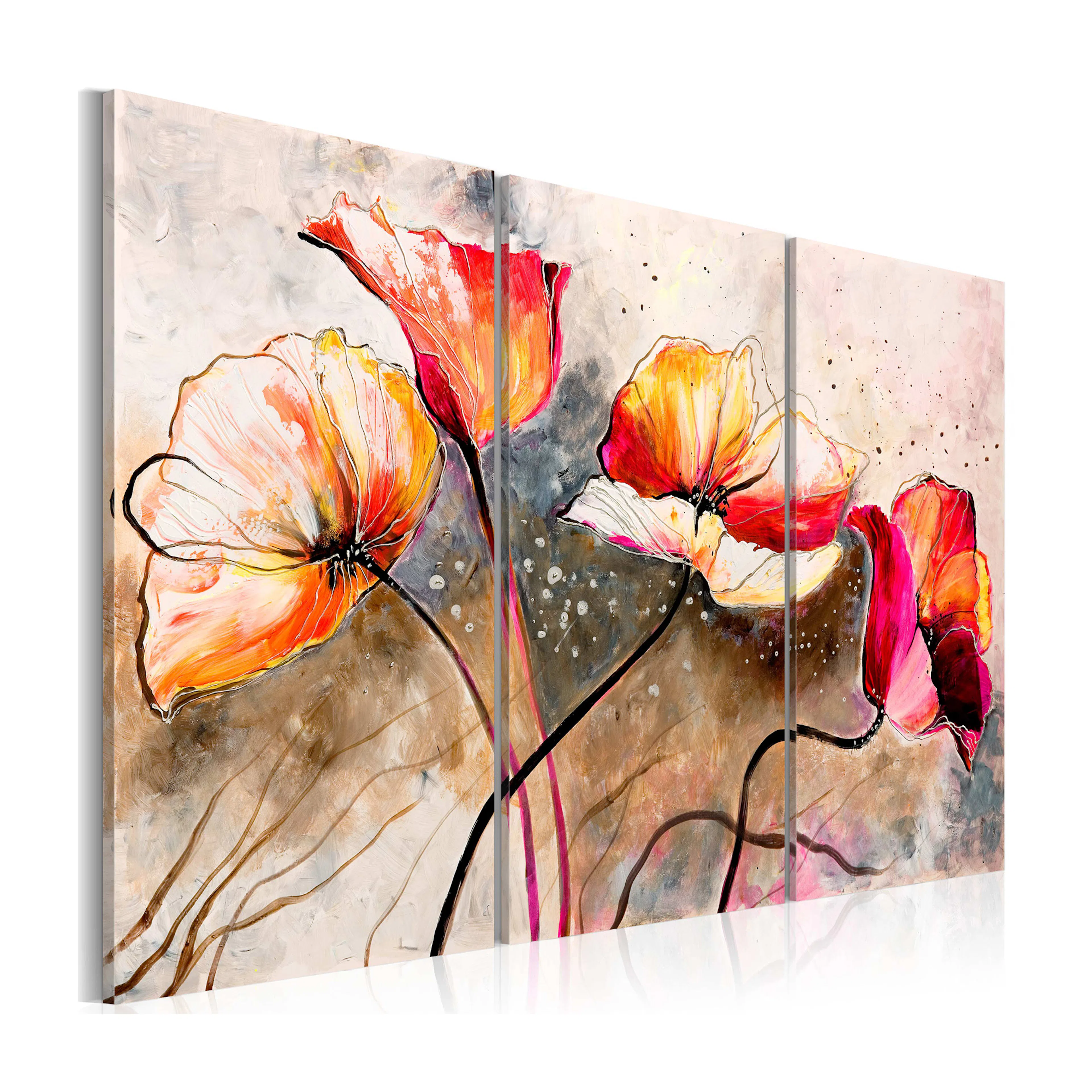 Tavla Arkiio Vallmor Piskade Av Vinden