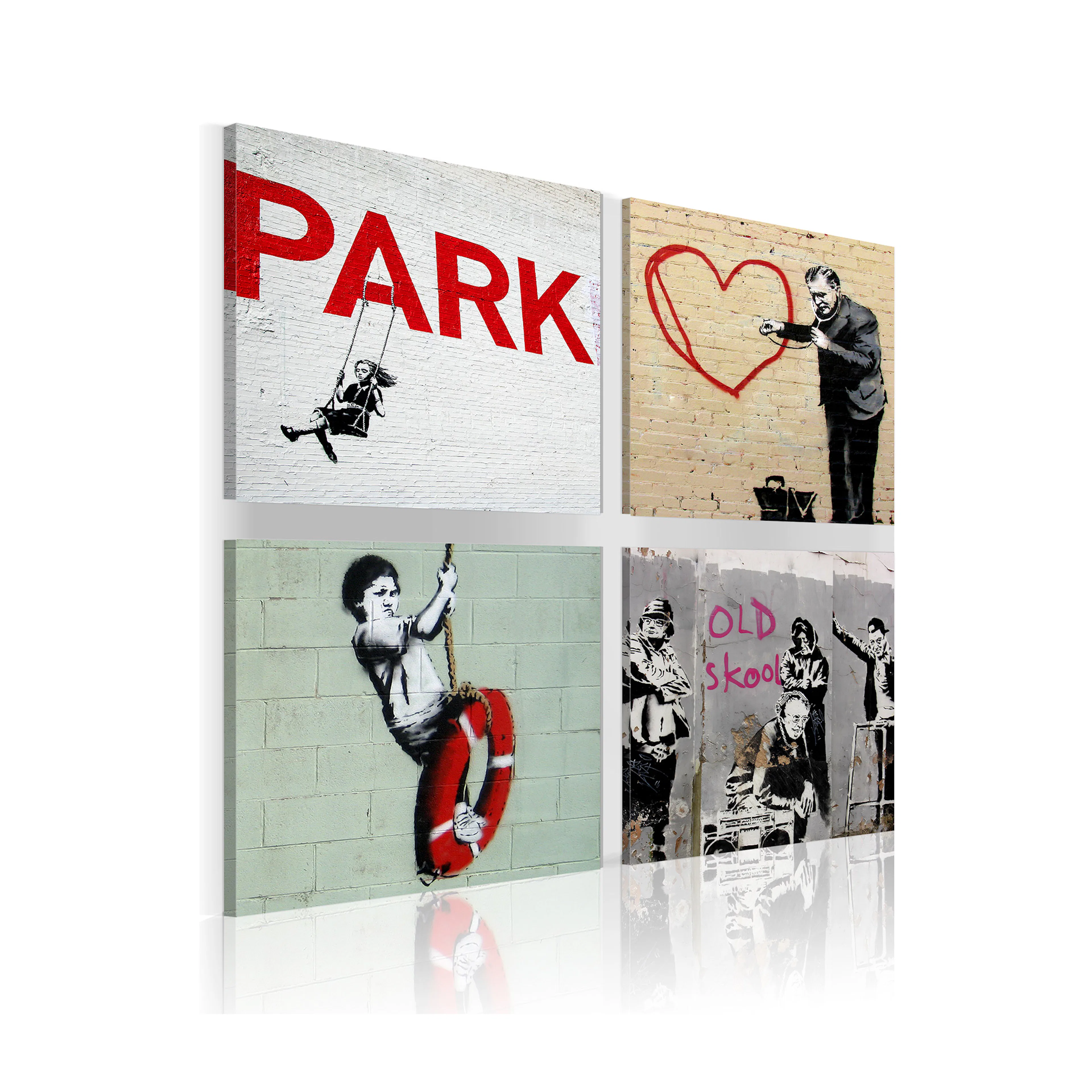 Tavla Arkiio Banksy Urban Inspiration