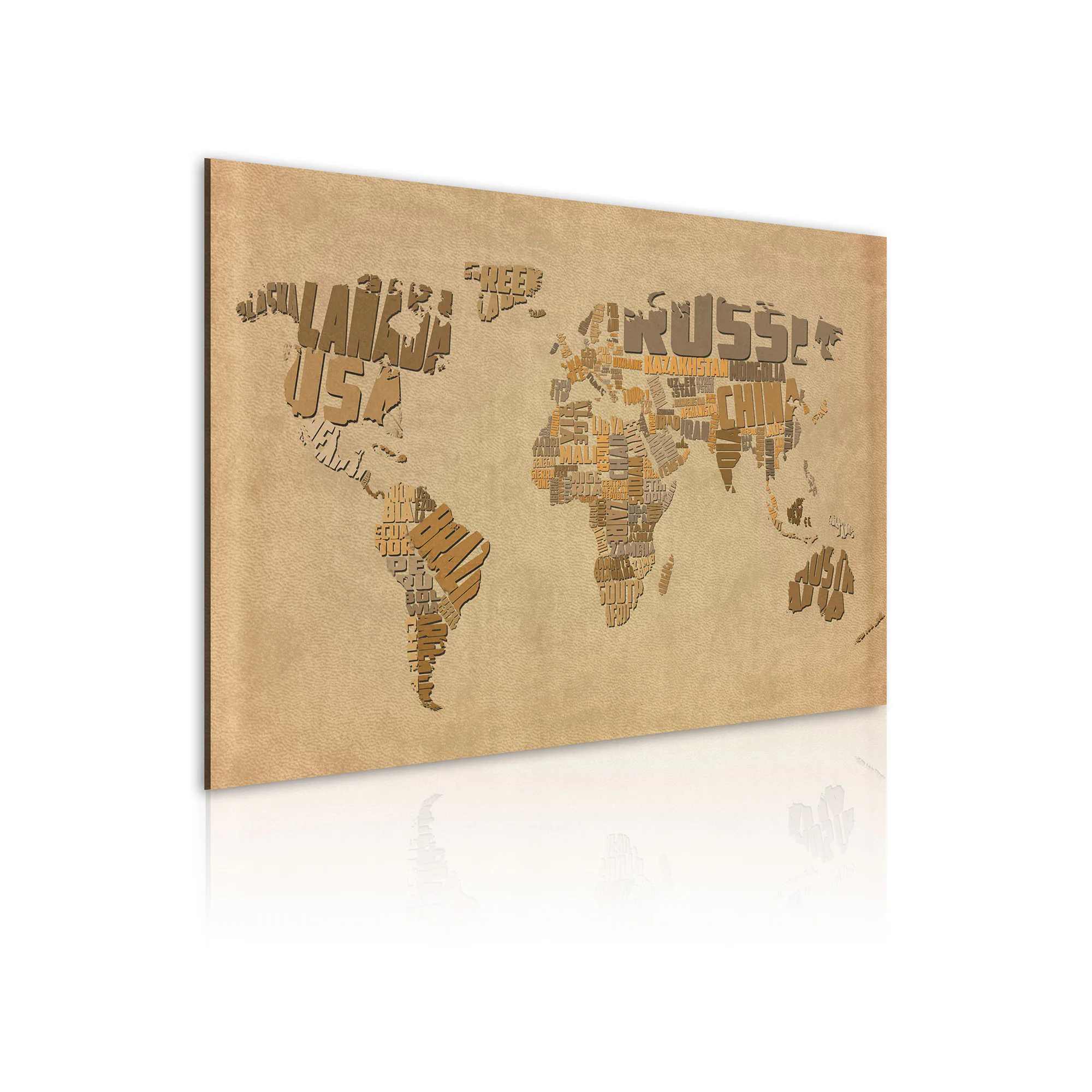 Tavla Arkiio Gamla Världskarta