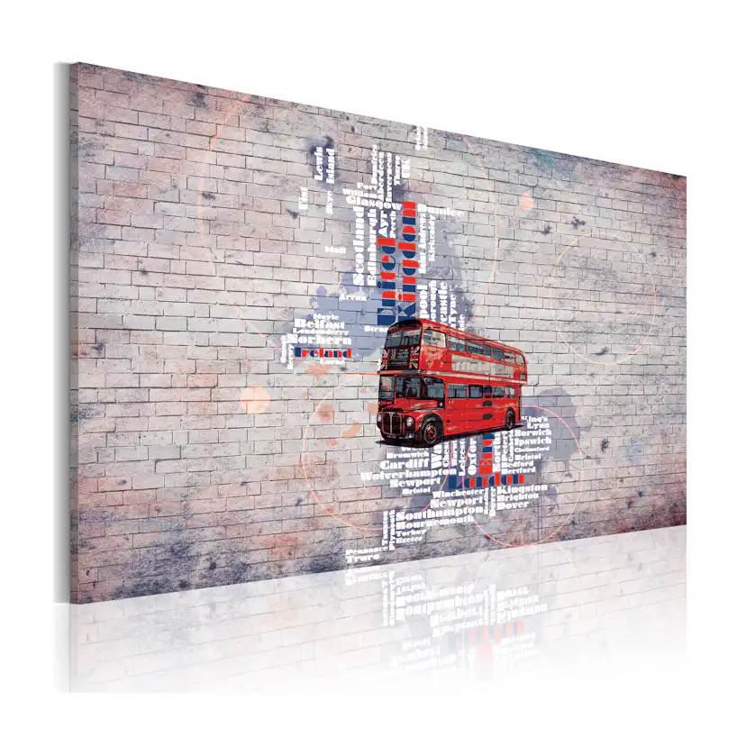 Tavla Arkiio Runt Storbritannien Av Routemaster