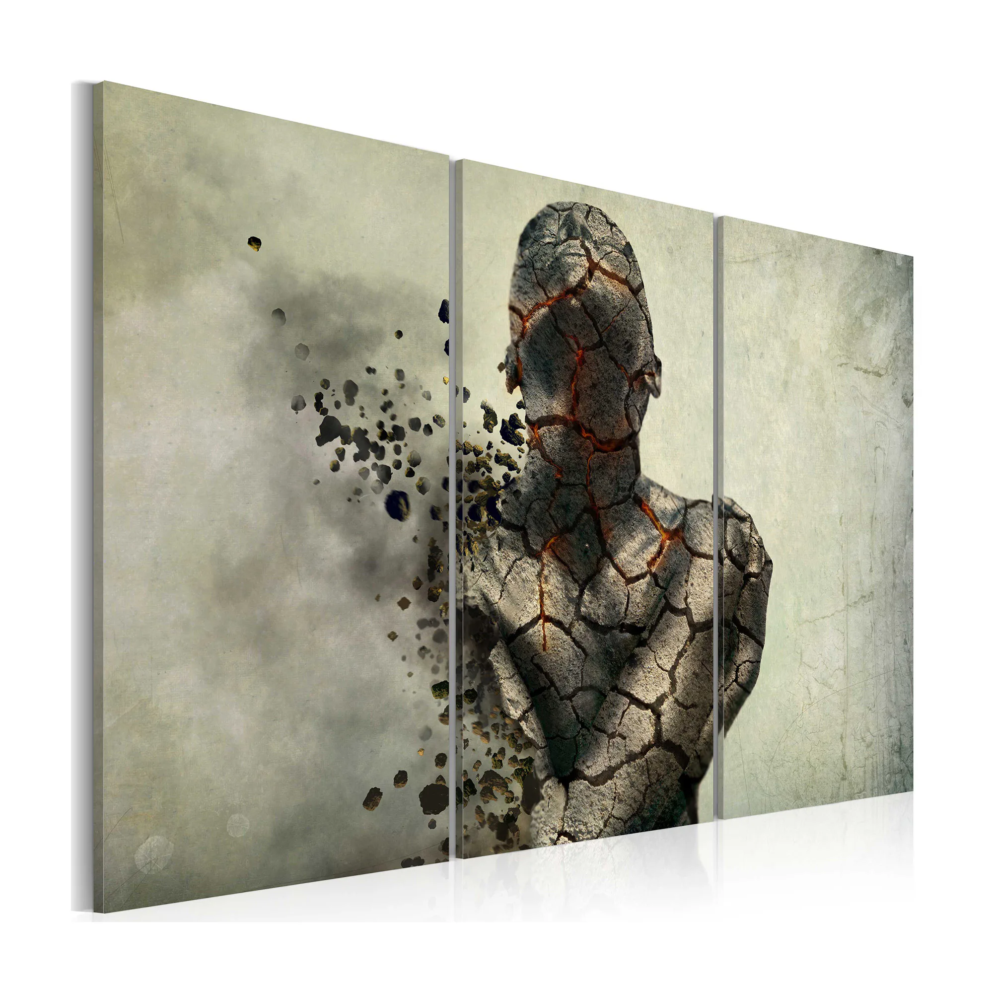 Tavla Arkiio The man Of Stone Triptych