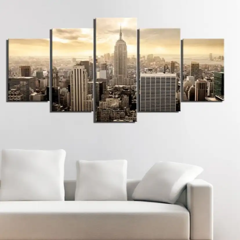 Tavla Arkiio New York And Sunrise