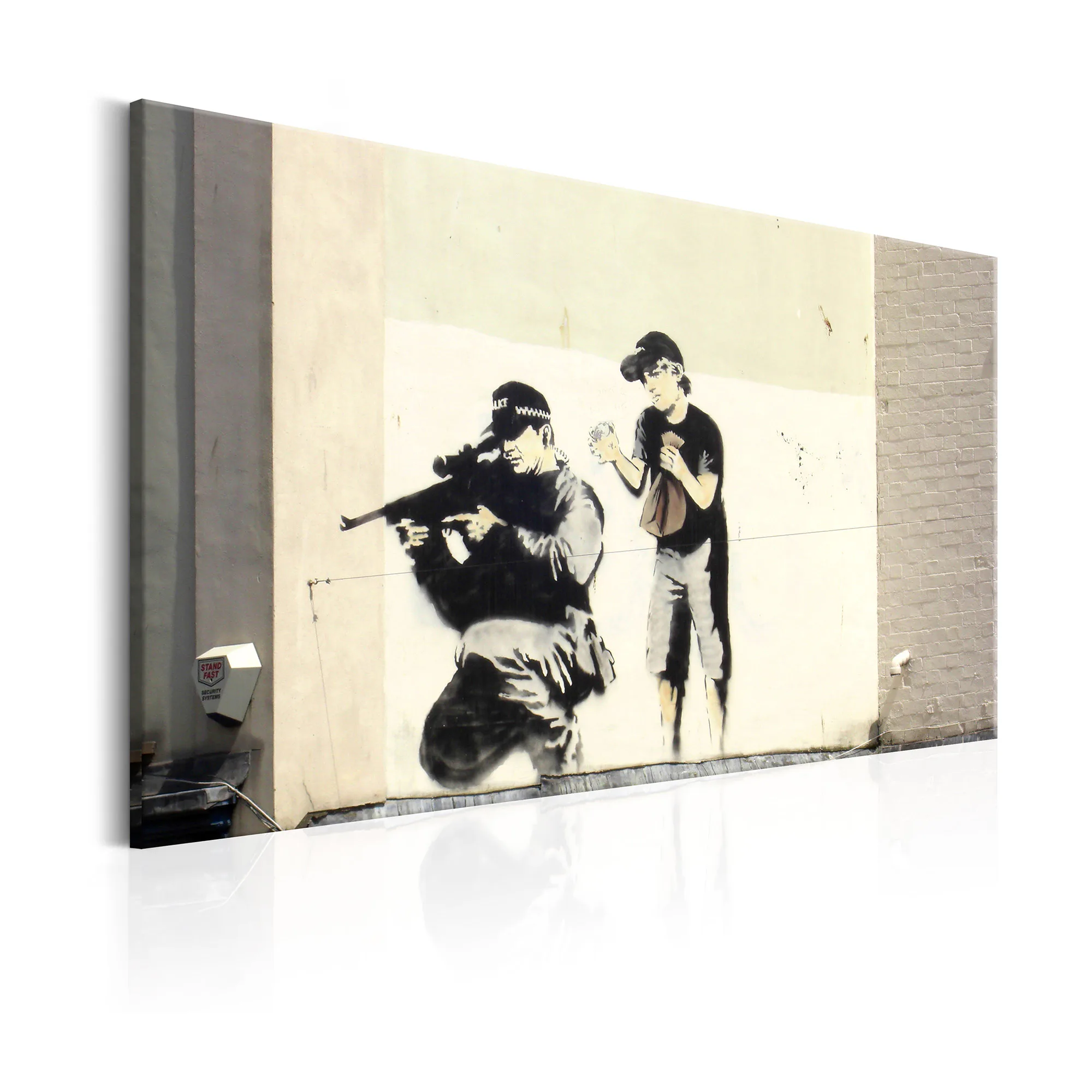 Tavla Arkiio Sniper And Child By Banksy
