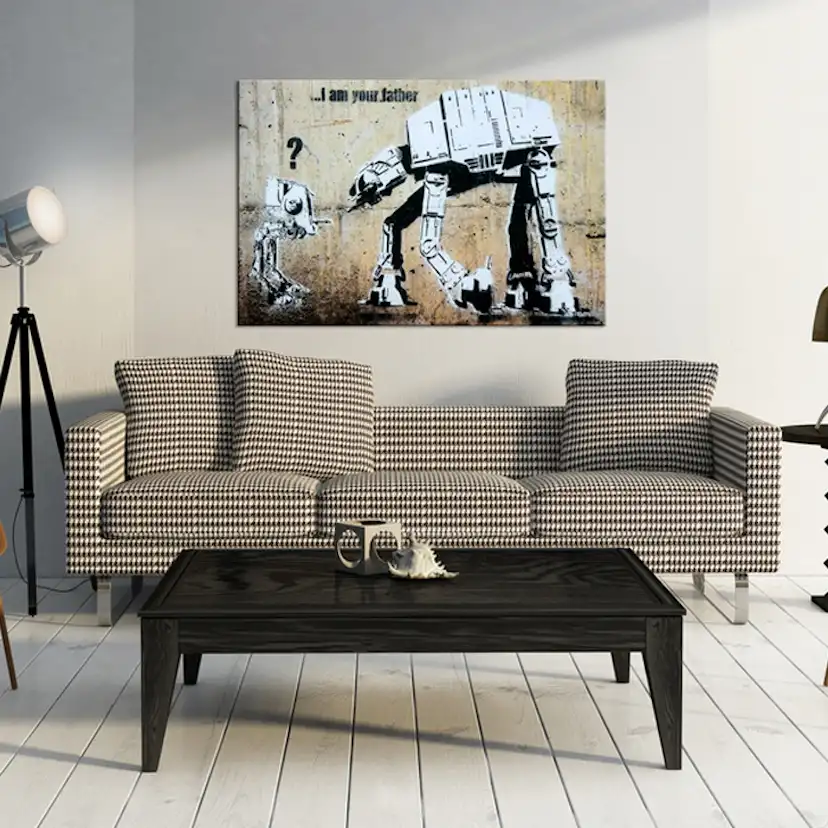 Tavla Arkiio I Am Your Father By Banksy