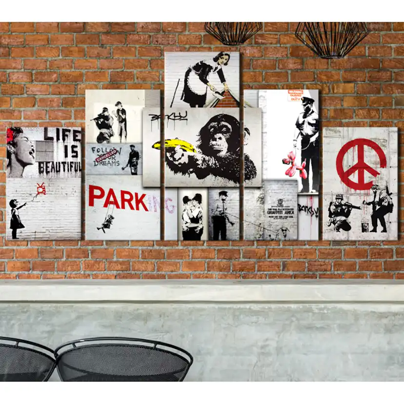 Tavla Arkiio Street Crimes Banksy Art